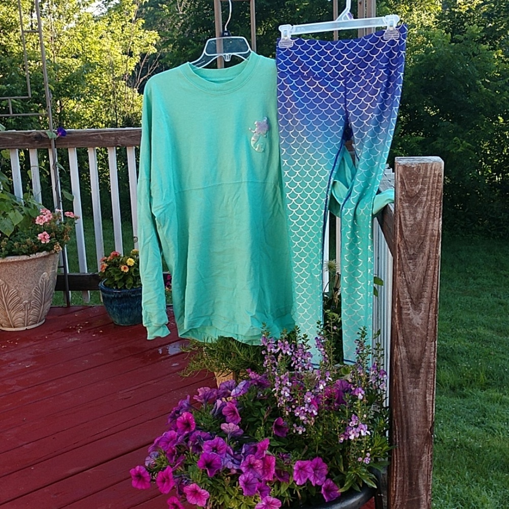 Disney Little Mermaid Spirit Jersey and Tights